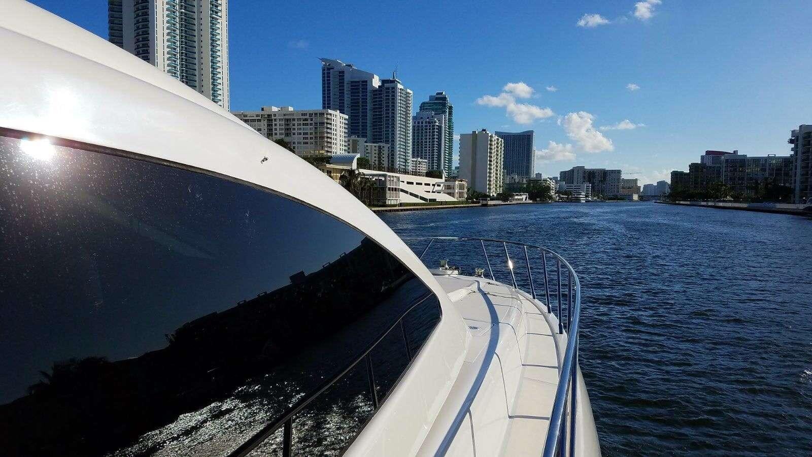 a boat on the water aboard YCM Yacht for Charter