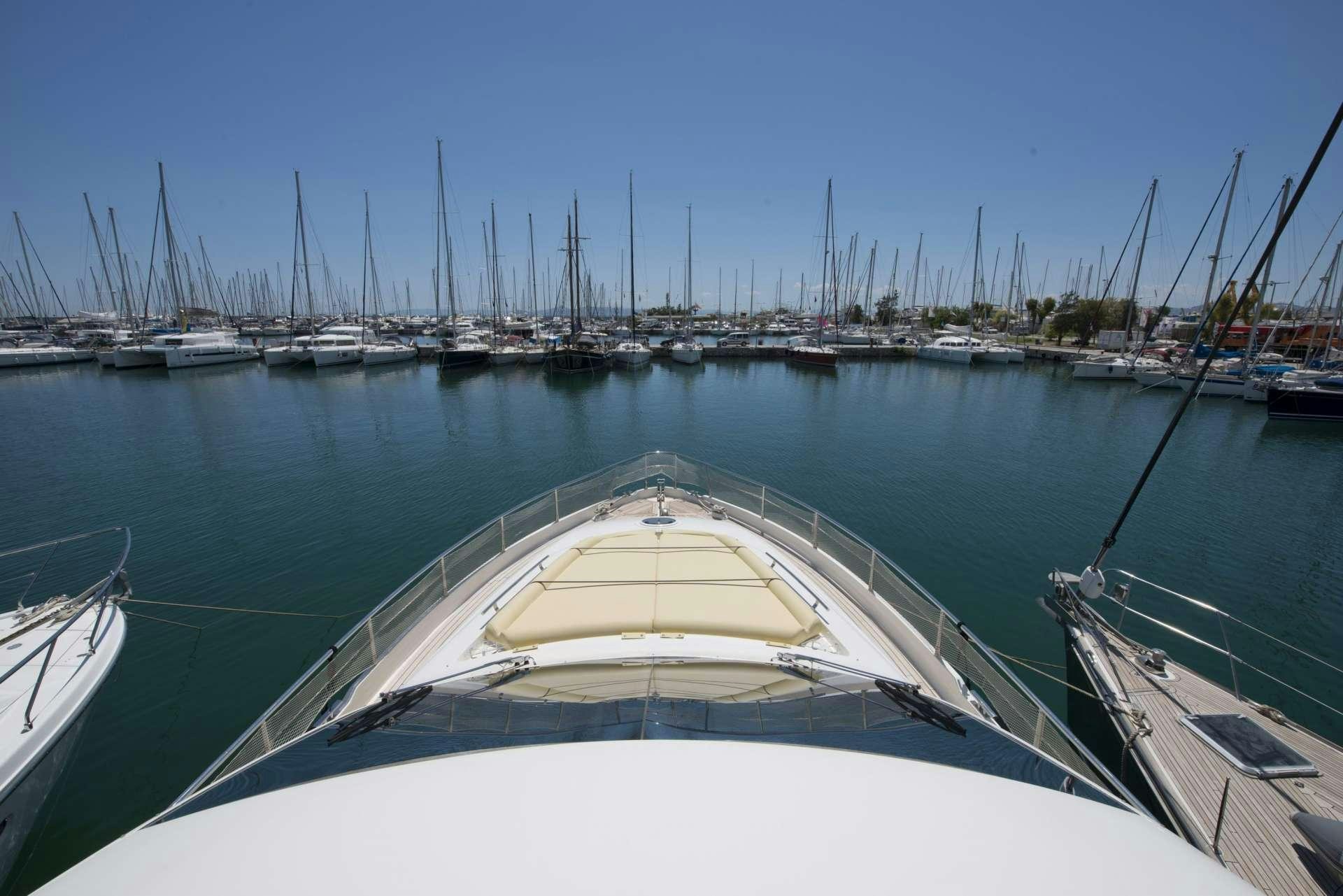 a boat in the water aboard JULY Yacht for Charter