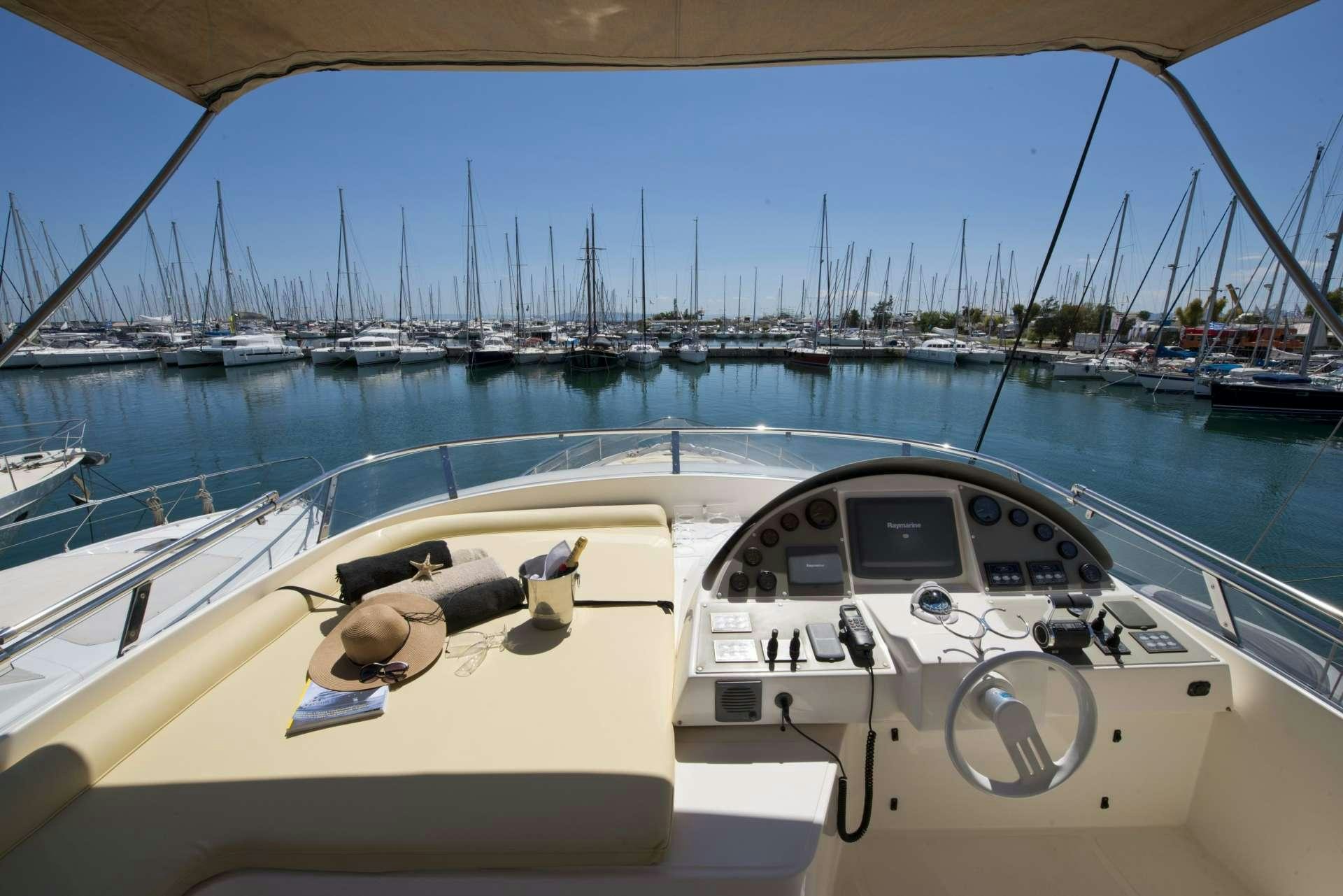 a boat in the water aboard JULY Yacht for Charter