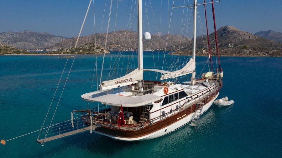 Tendar & Toys for SERENITY 86 Private Luxury Yacht For charter