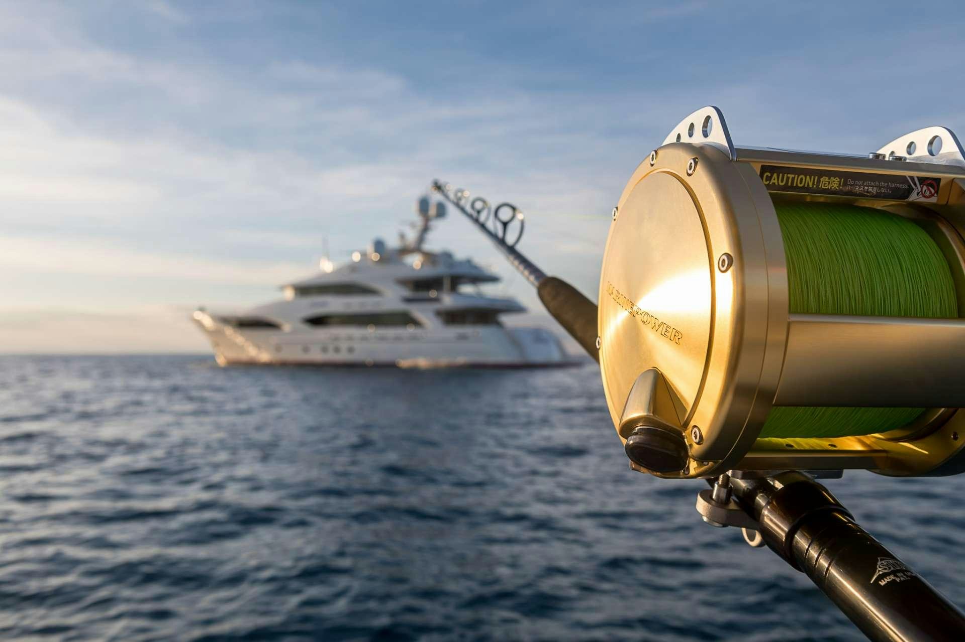a ship in the water aboard AVALON Yacht for Charter