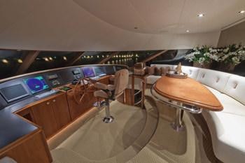 a modern looking kitchen aboard ALICIA Yacht for Charter