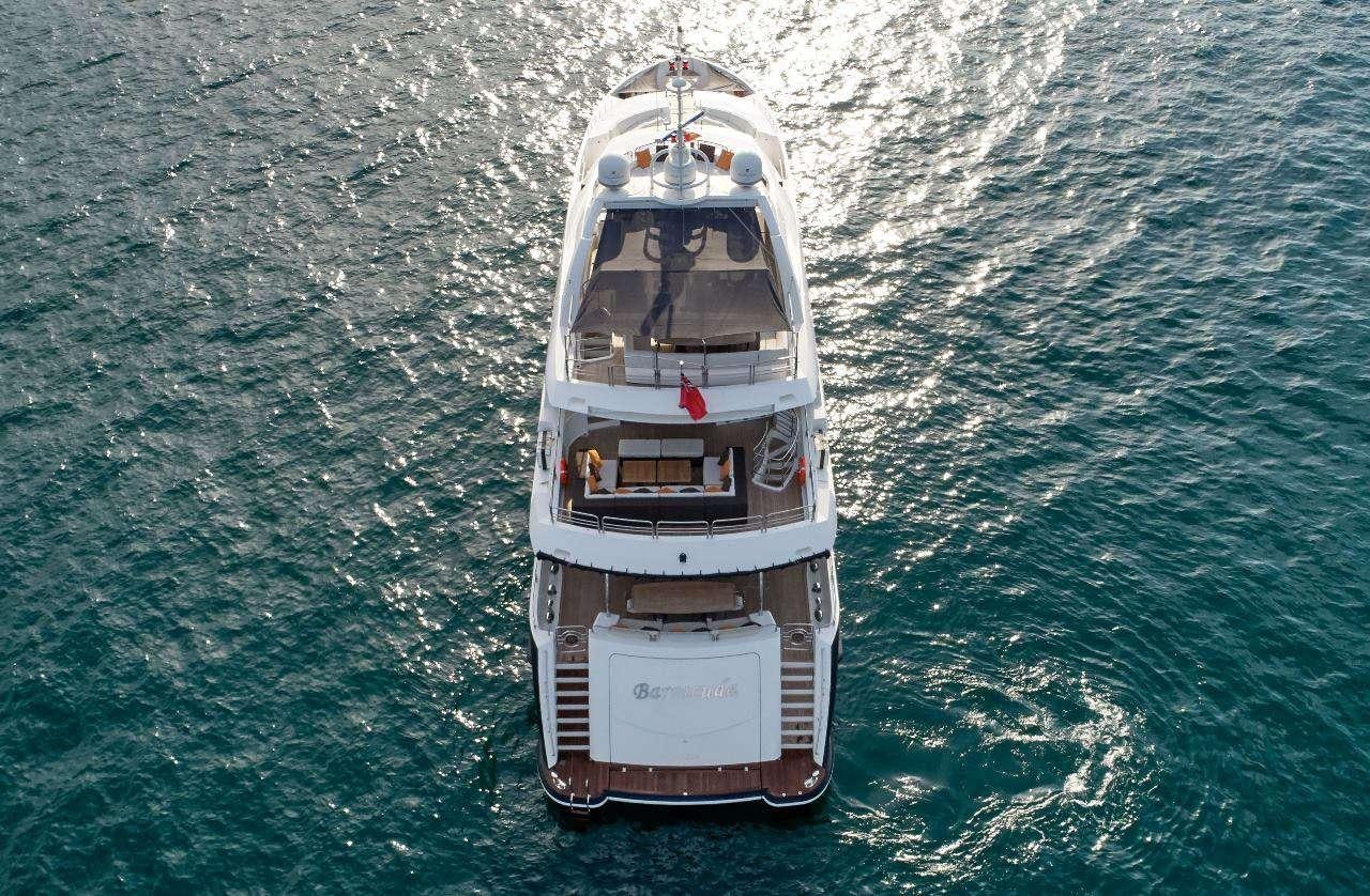 a ship in the water aboard BARACUDA Yacht for Charter