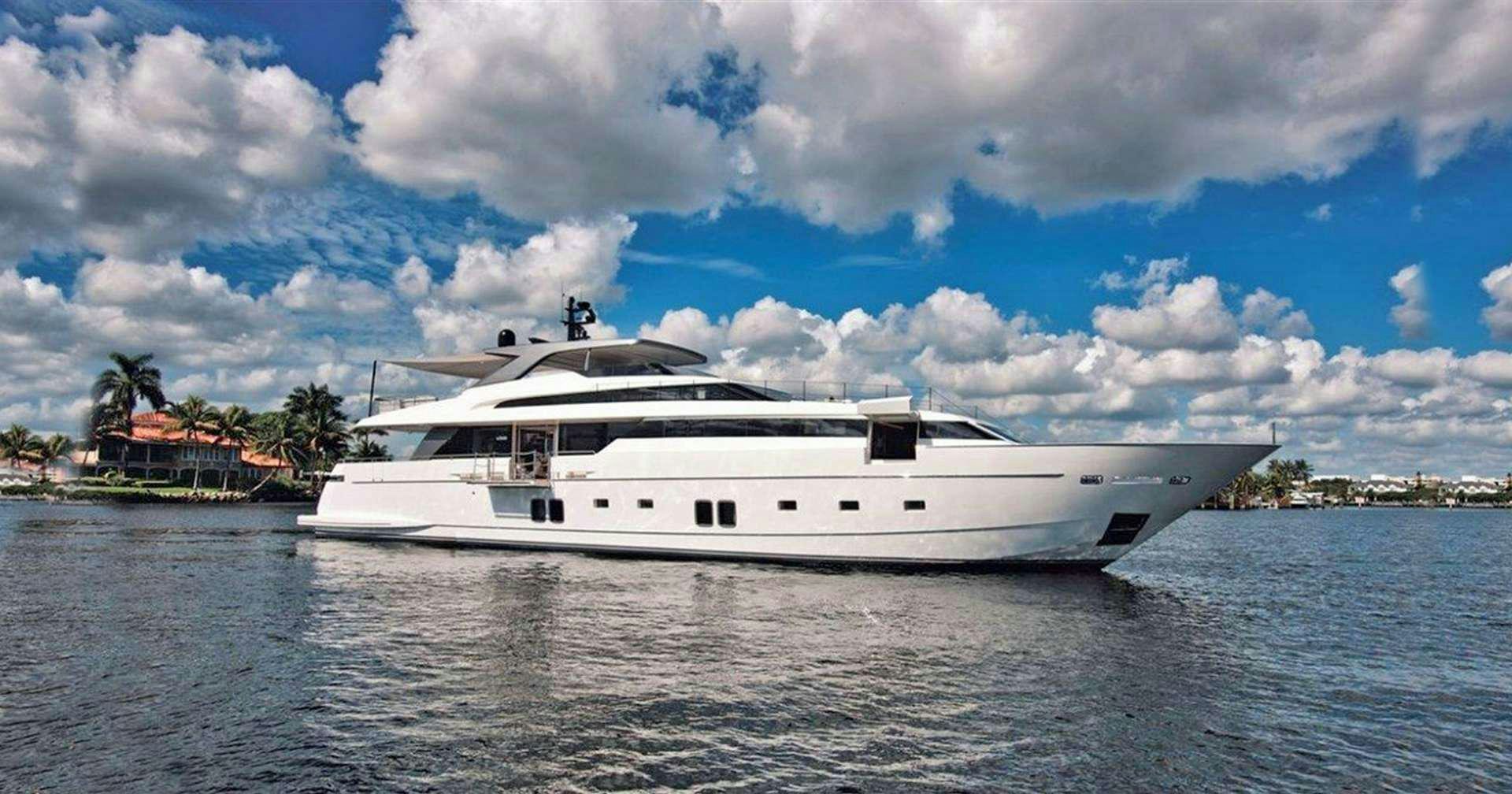a white yacht in the water aboard MORNING STAR Yacht for Charter