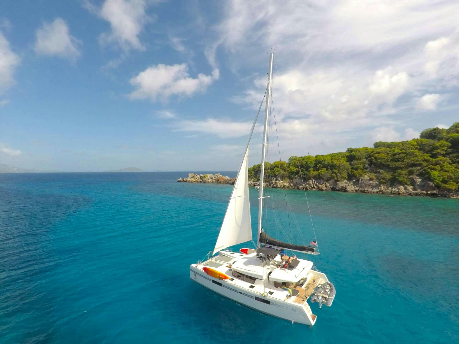 a sailboat in the water aboard SOUTHERN COMFORT Yacht for Charter