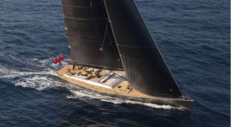 a boat on the water aboard DARK SHADOW Yacht for Charter