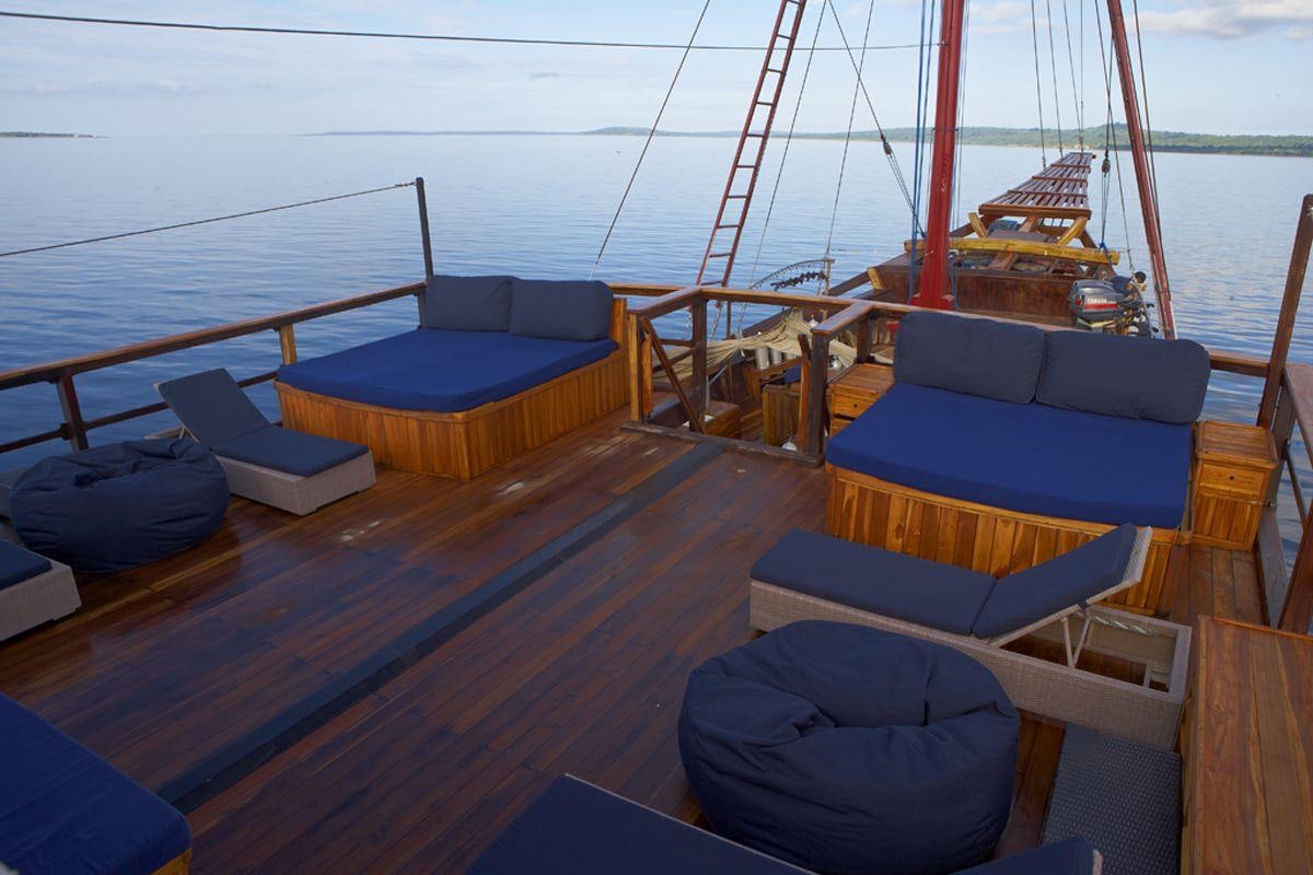 a boat on the water aboard DAMAI Yacht for Charter