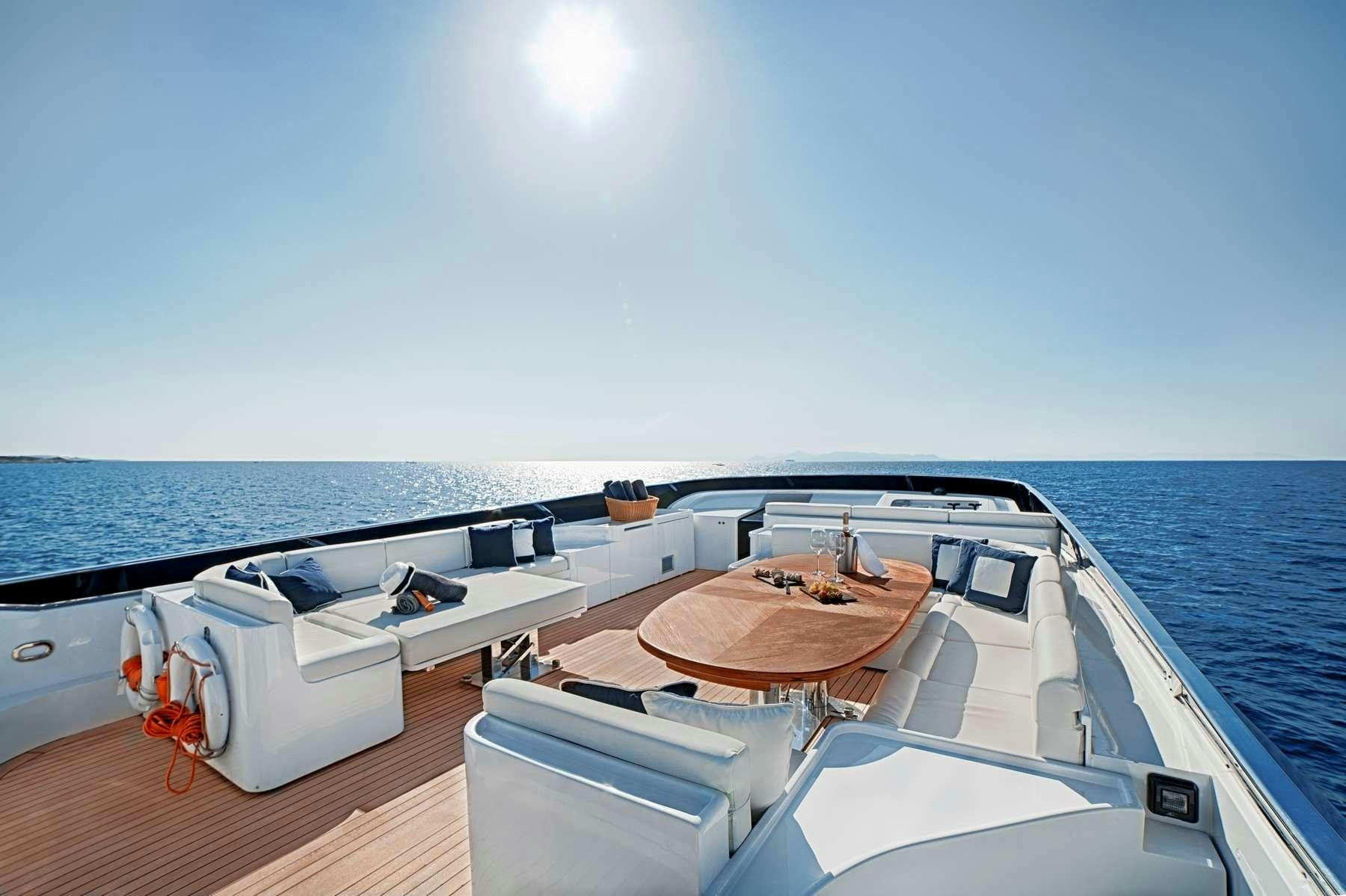 a boat on the water aboard ZOI Yacht for Charter