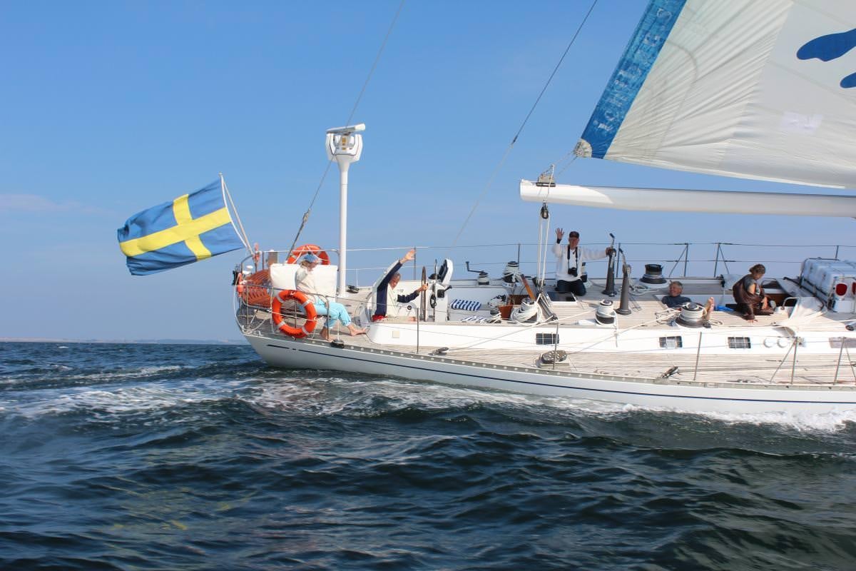 a boat with people on it aboard ICHIBAN Yacht for Charter