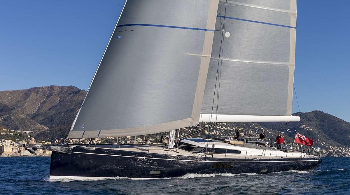a sailboat on the water aboard JIKAN Yacht for Charter