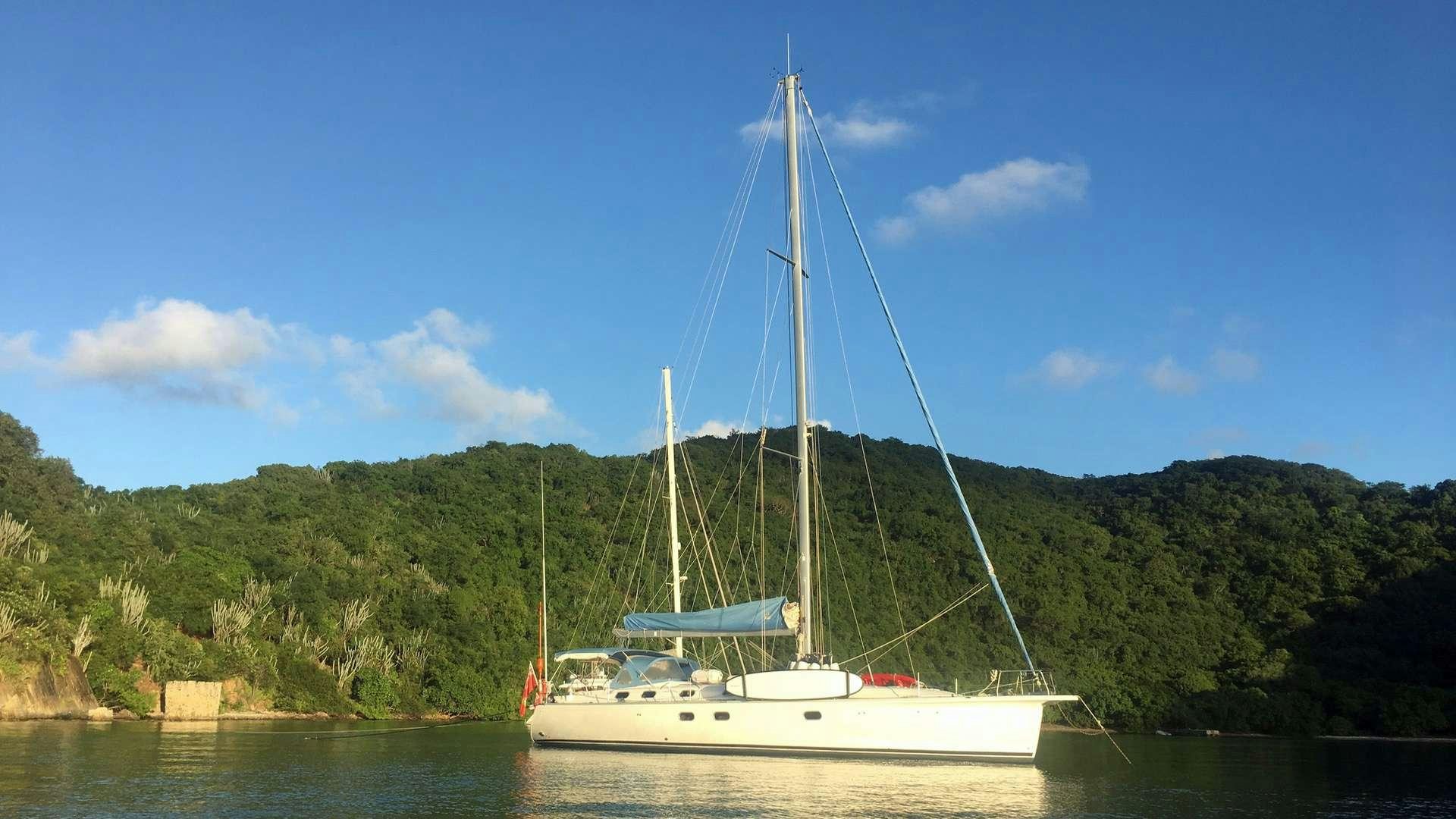 a sailboat on the water aboard NEMO SY Yacht for Charter