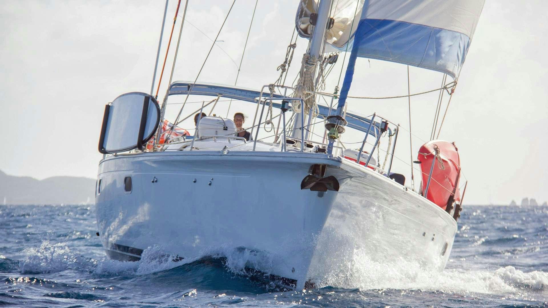 a boat in the water aboard NEMO SY Yacht for Charter