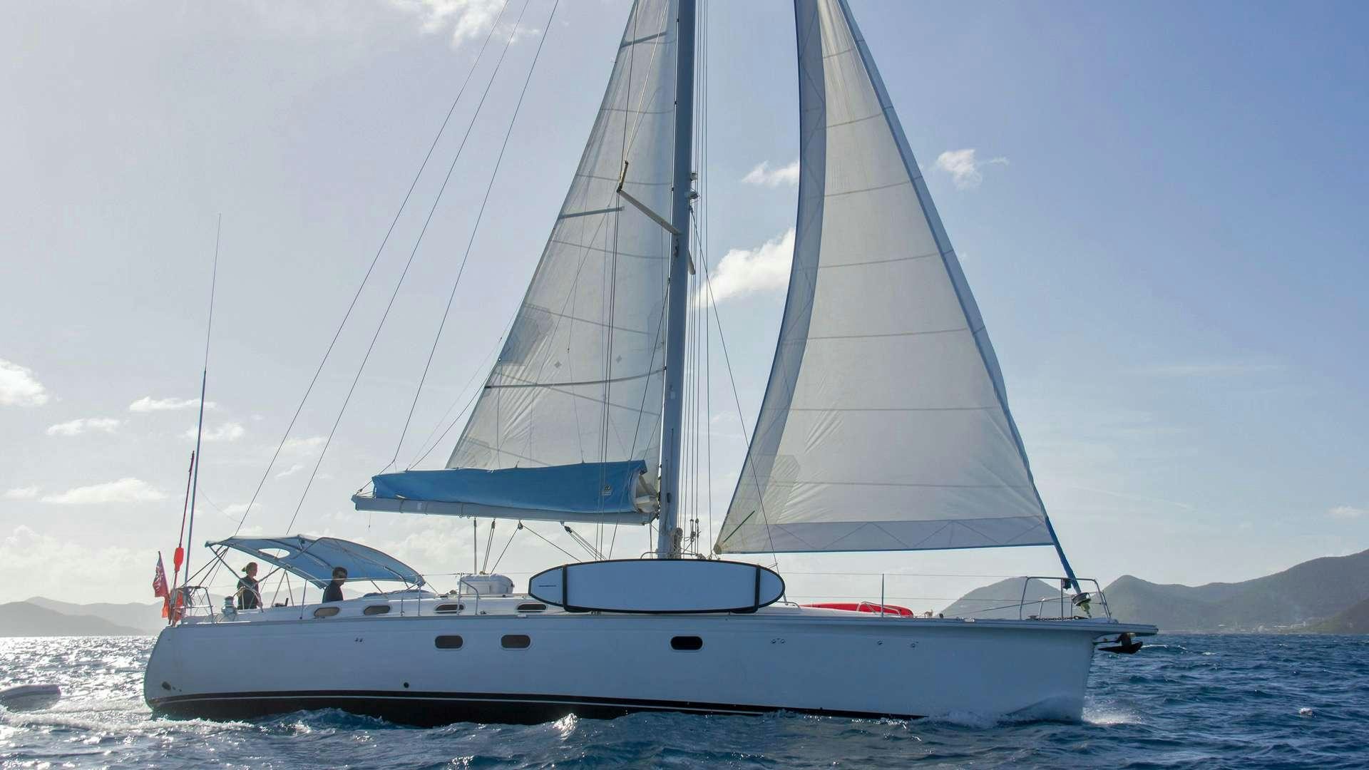 a sailboat on the water aboard NEMO SY Yacht for Charter