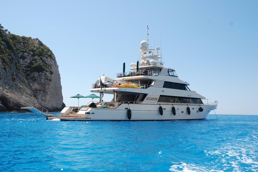 Tendar & Toys for FORTY LOVE Private Luxury Yacht For charter