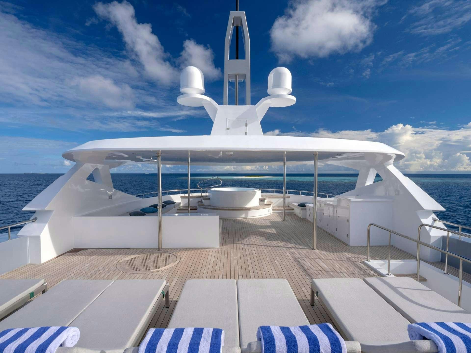 a boat on the water aboard SEAREX Yacht for Charter