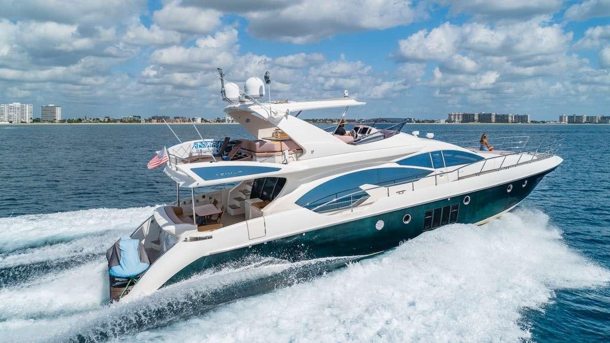 a boat on the water aboard WICKED Yacht for Charter