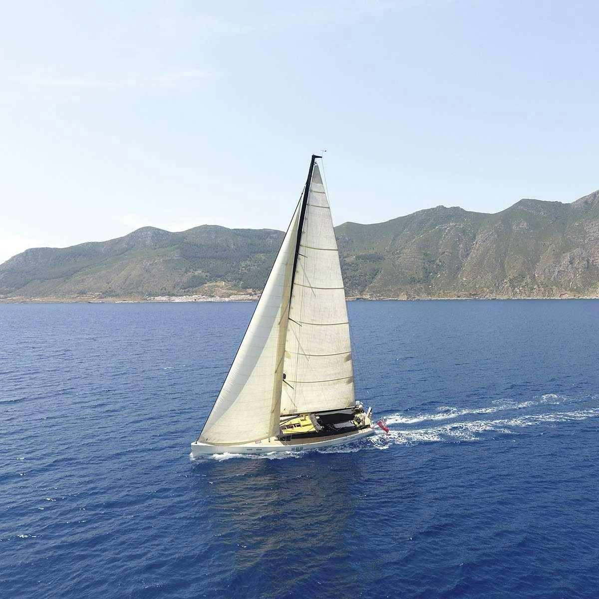 a sailboat on the water aboard TUSCAN SPIRIT Yacht for Charter