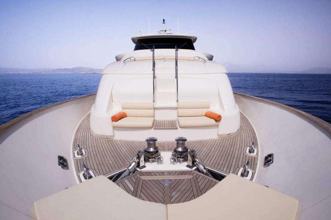 a boat on the water aboard DANA Yacht for Charter
