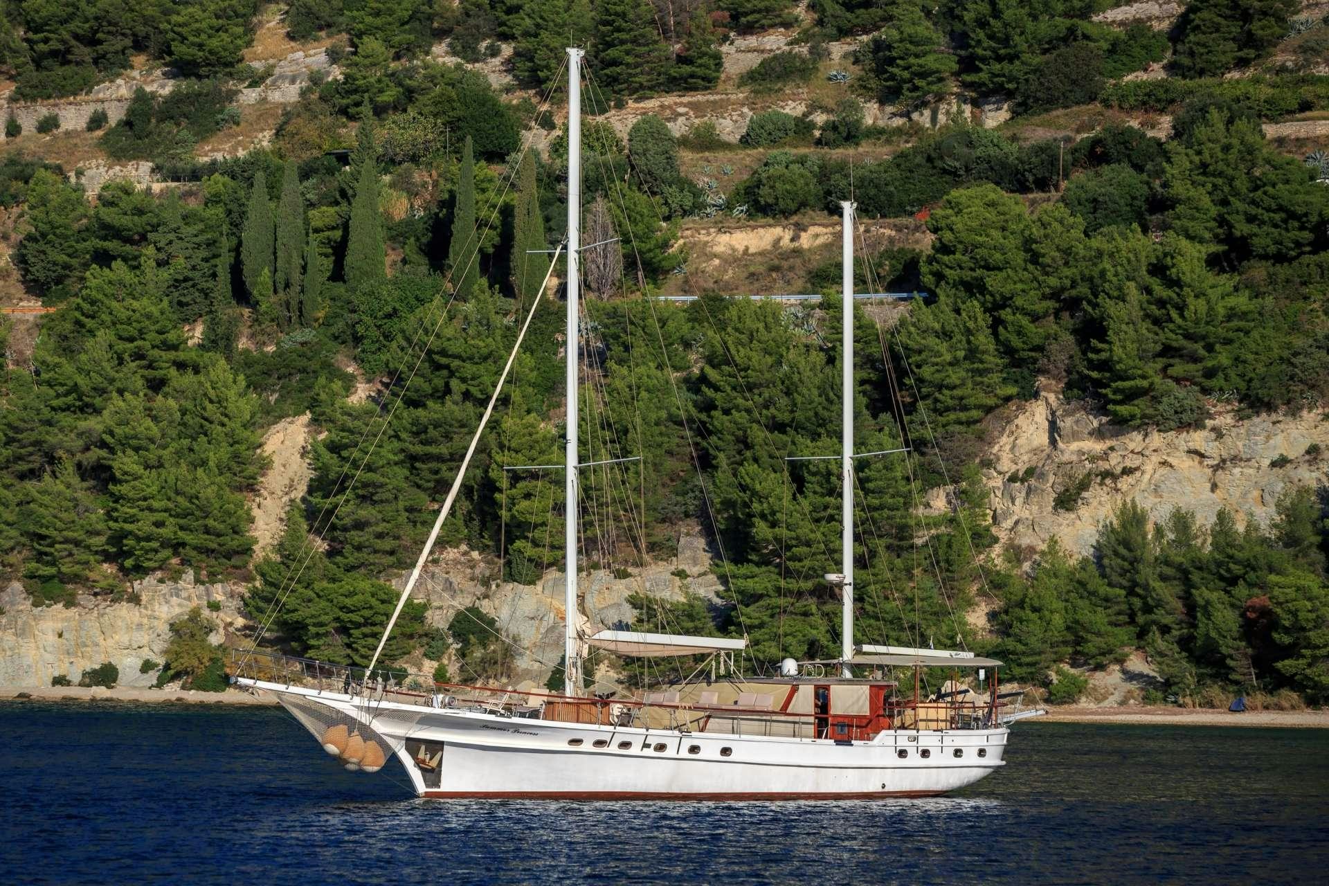 a boat on the water aboard Summer Princess Yacht for Charter