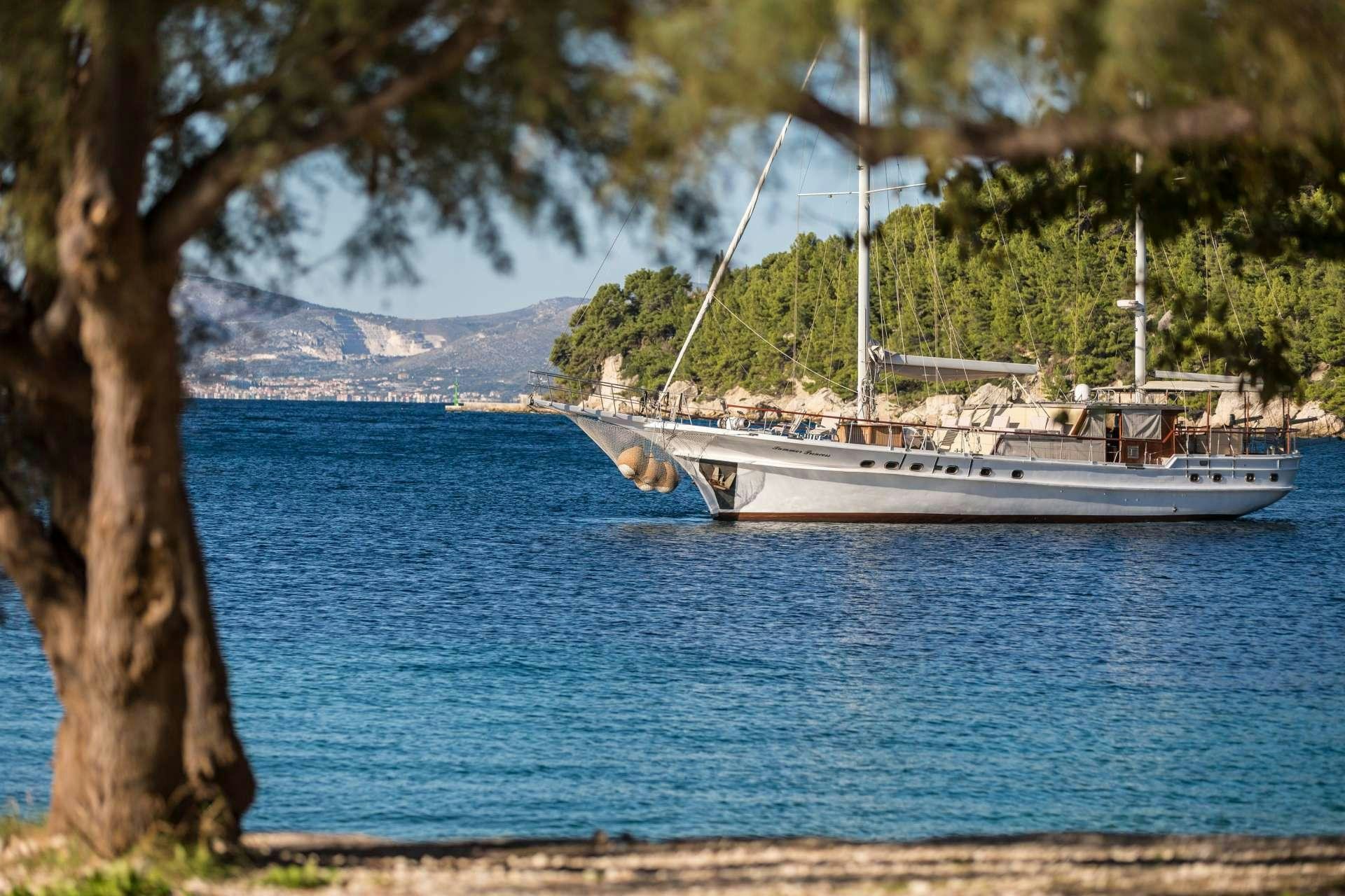a boat on the water aboard Summer Princess Yacht for Charter