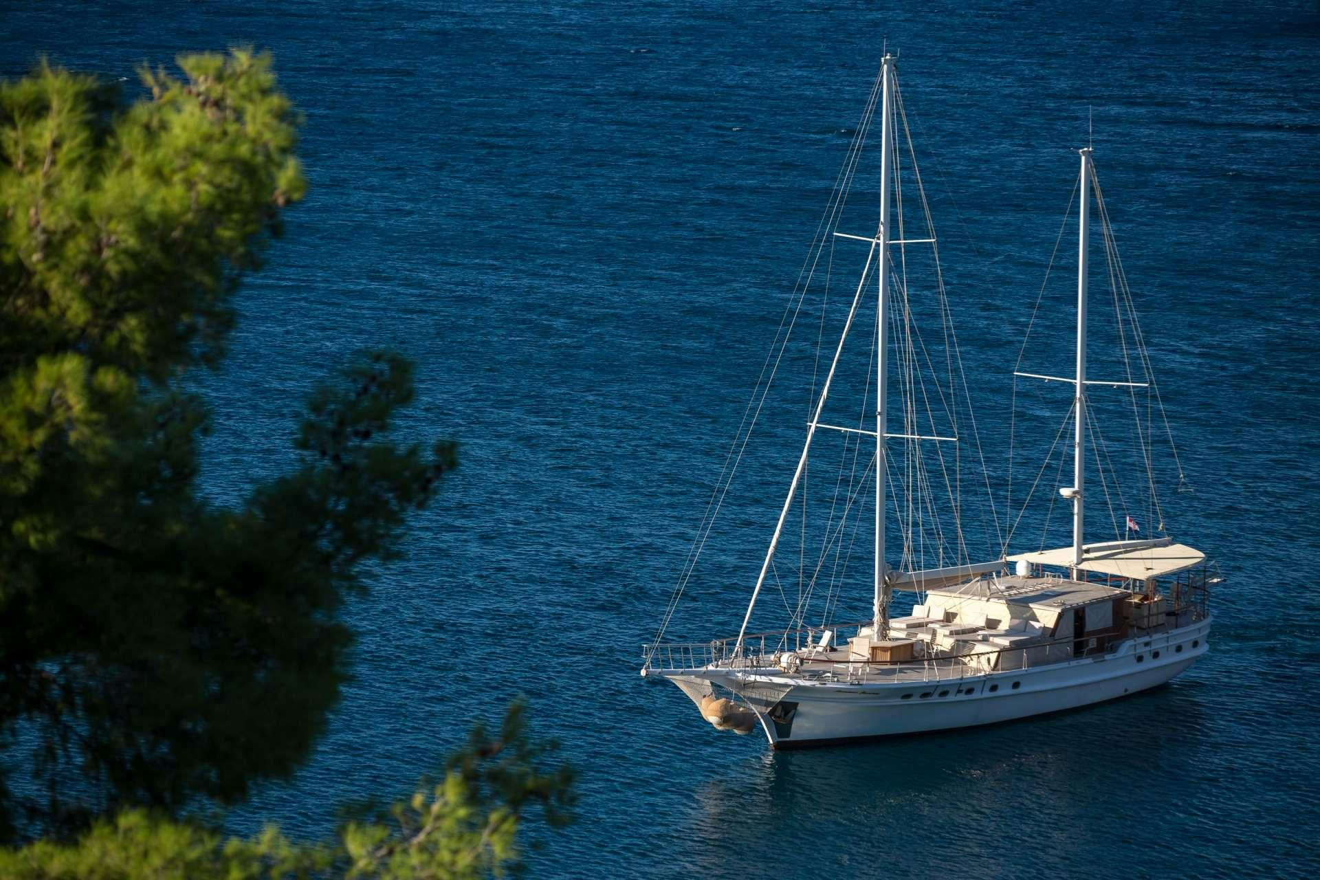 a boat on the water aboard Summer Princess Yacht for Charter