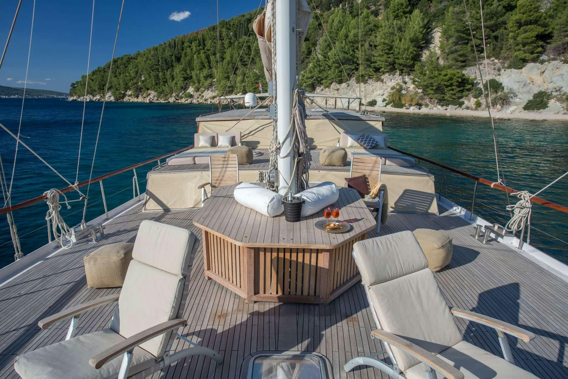 a boat on the water aboard Summer Princess Yacht for Charter