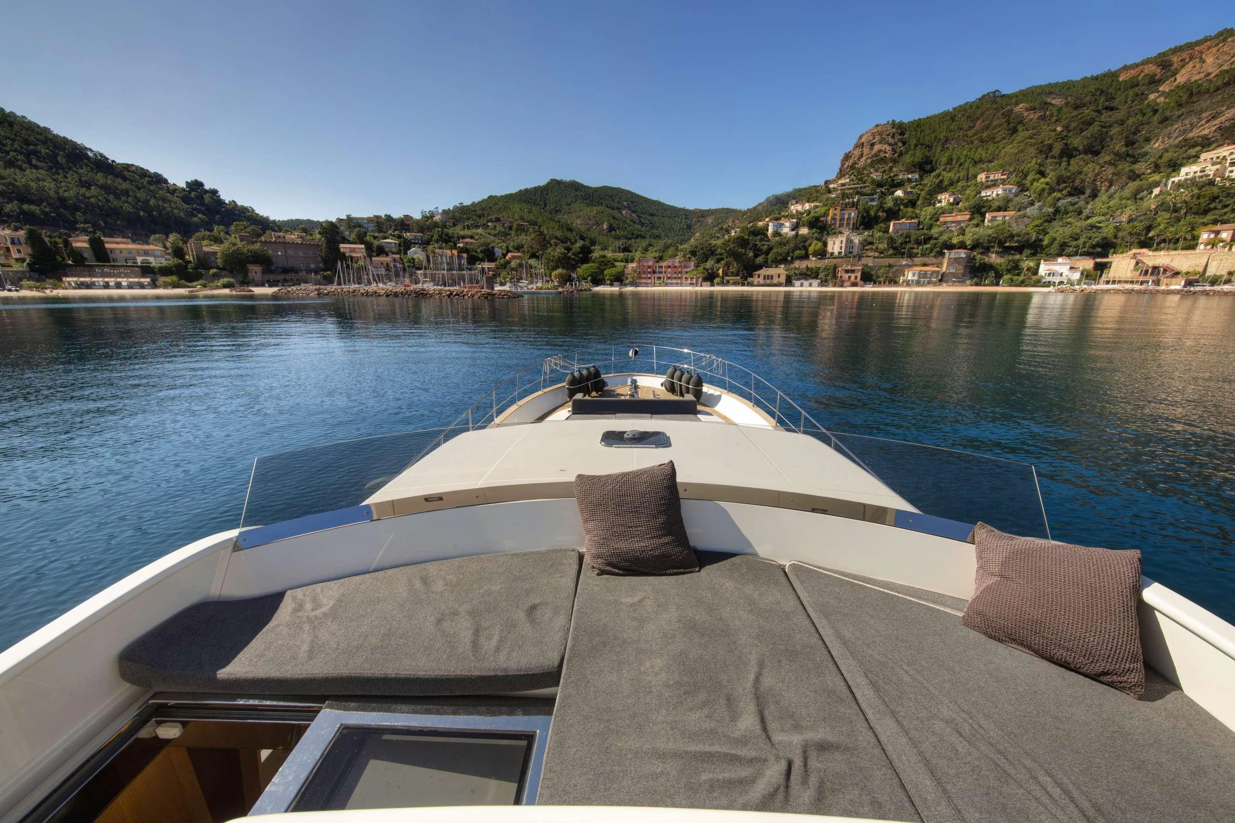 a boat on the water aboard ARMONEE Yacht for Charter
