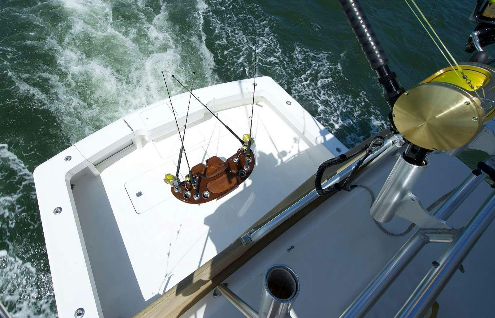 a lobster on a boat aboard MISS KETHLEEN Yacht for Charter