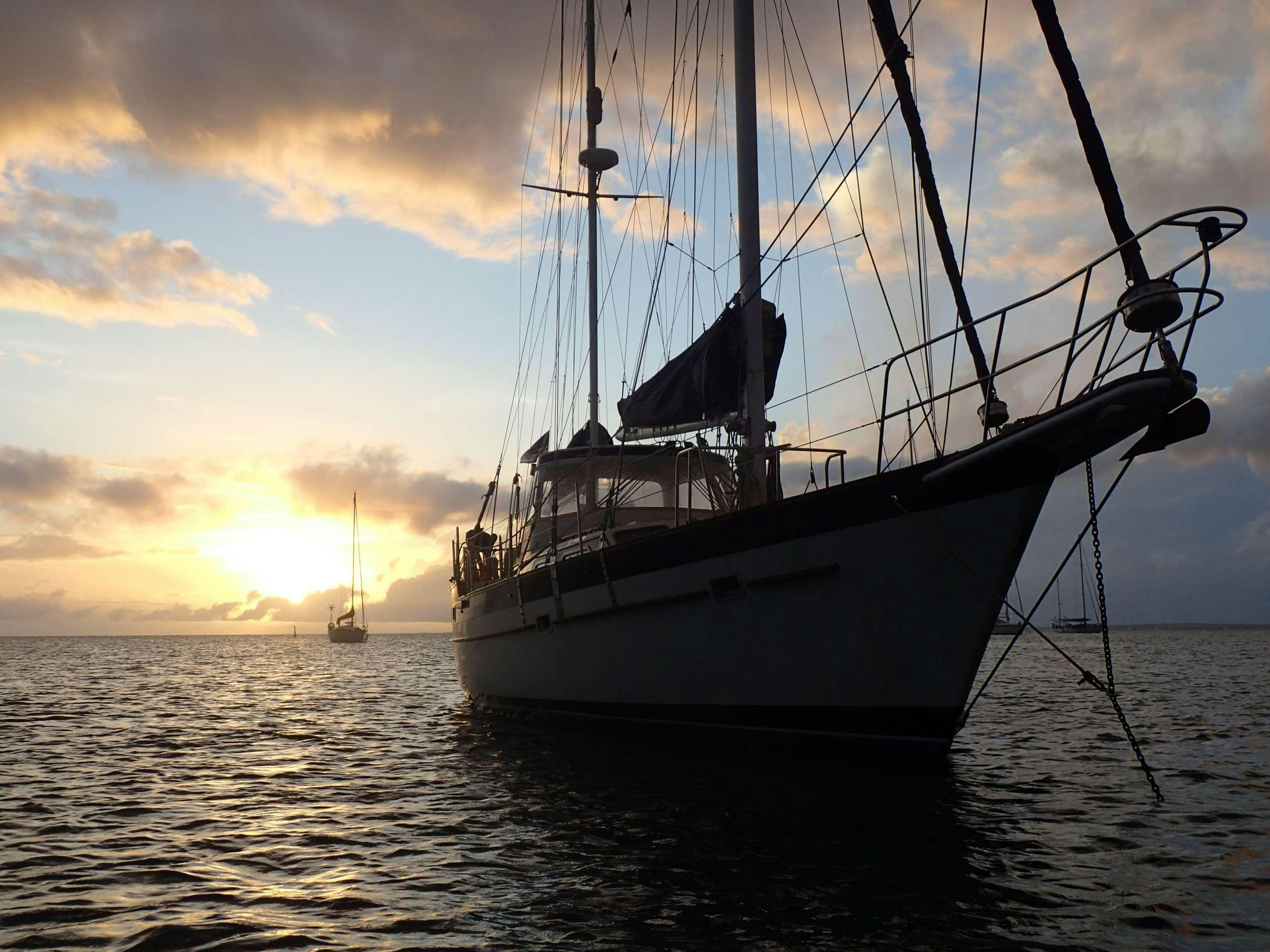 a boat on the water aboard JALAPE&Ntilde;O Yacht for Charter