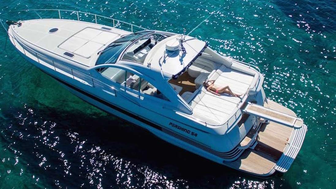 a boat on the water aboard LAKOUPETI Yacht for Charter