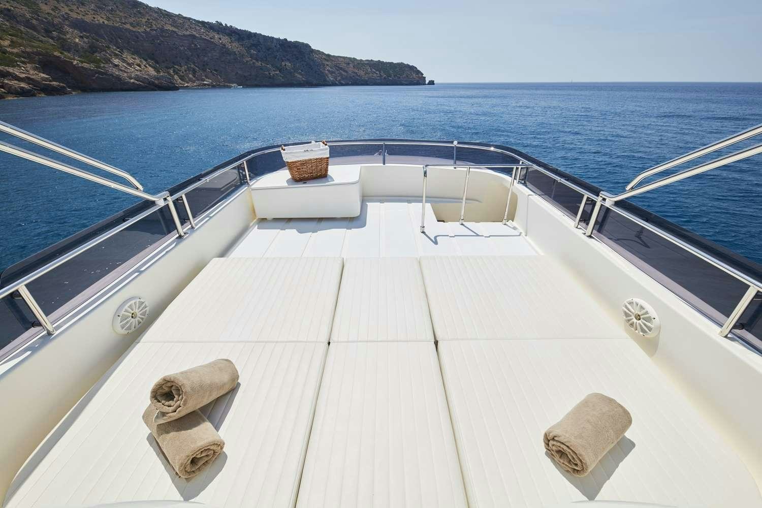 a boat on the water aboard BEST OFF Yacht for Charter