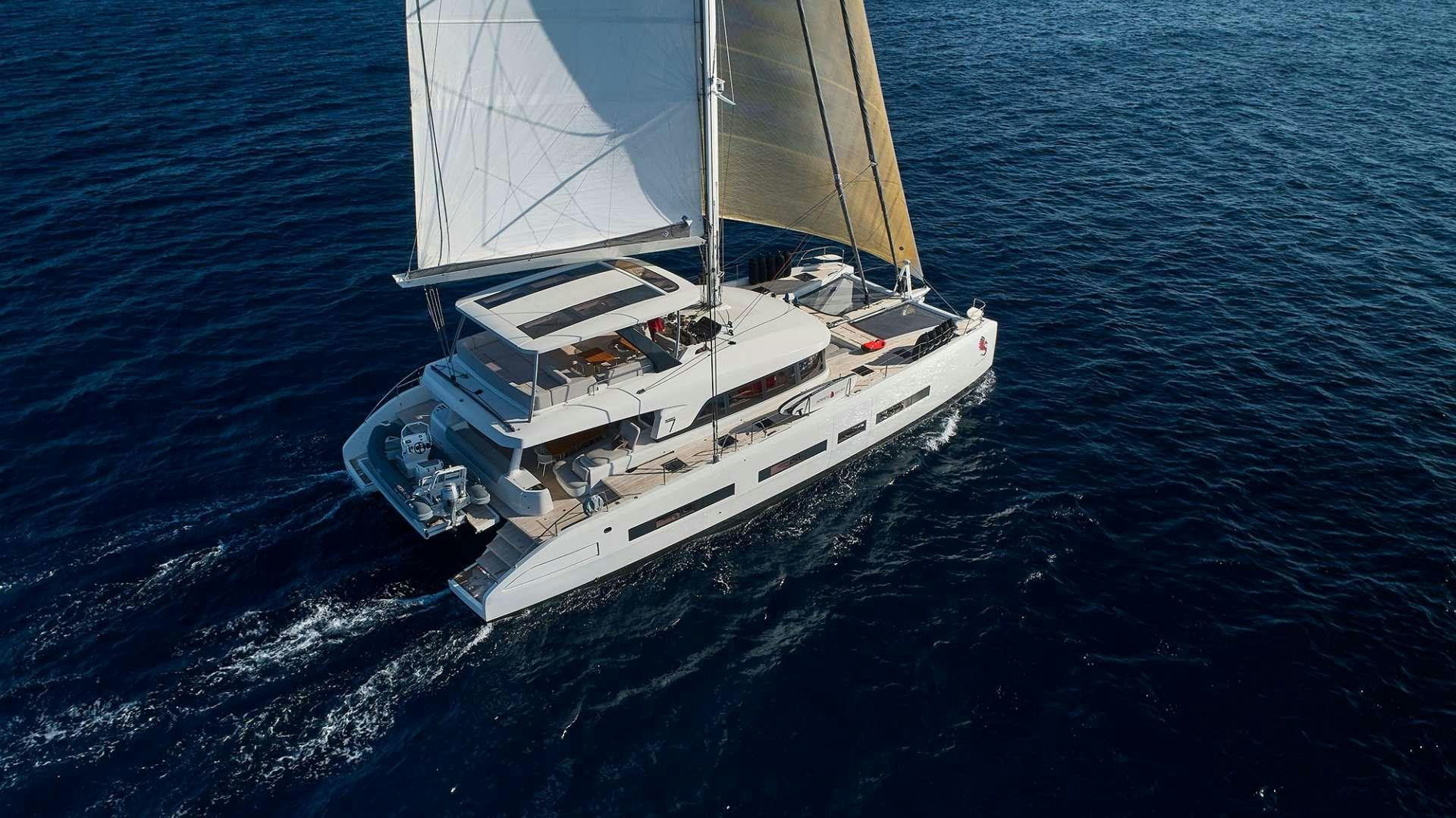 a boat in the water aboard ADRIATIC DRAGON Yacht for Charter