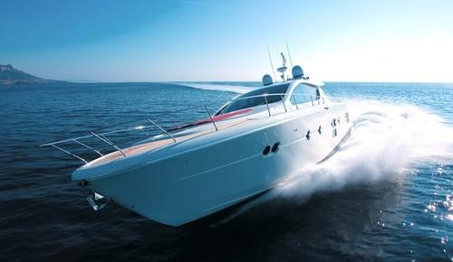 a boat on the water aboard SAURON Yacht for Charter