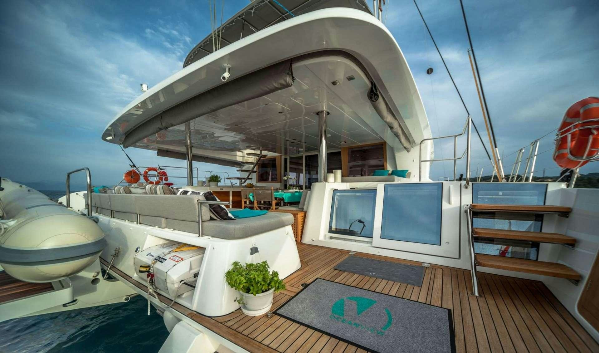 a boat on the water aboard OCEAN VIEW Yacht for Charter