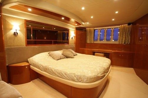 a room with two beds aboard SORANA Yacht for Charter