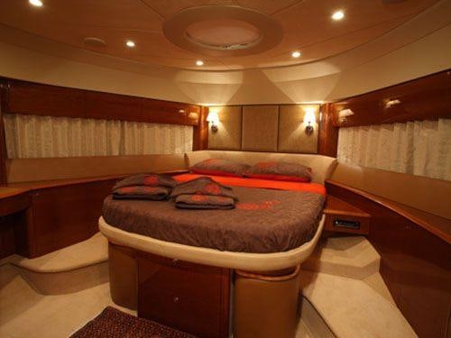 a room with two beds aboard SORANA Yacht for Charter