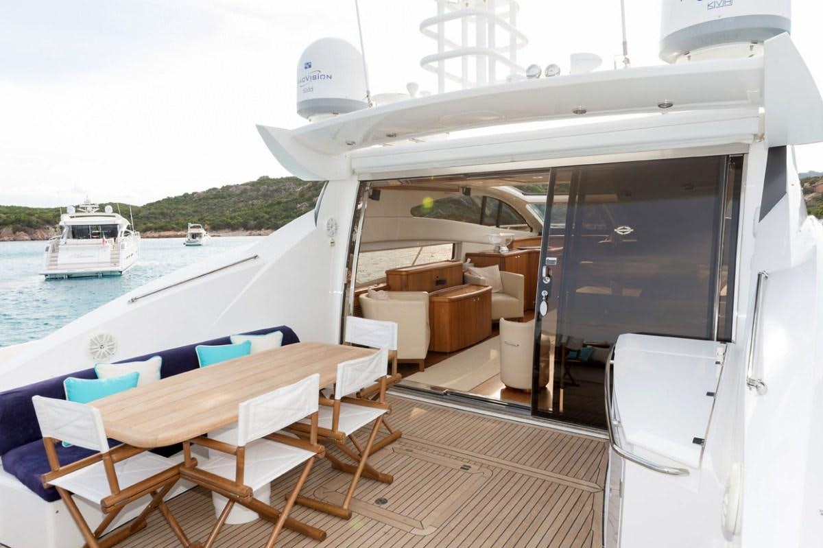 a boat on the water aboard ASPIRE OF LONDON Yacht for Charter
