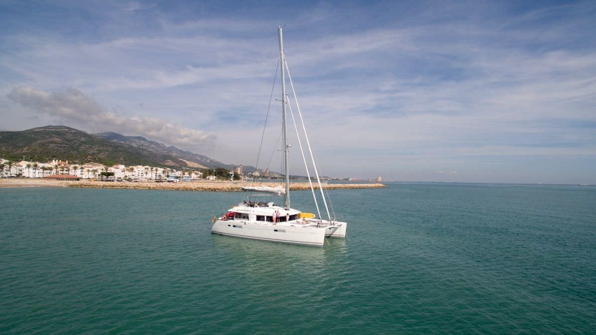 a boat in the water aboard BIG GANI Yacht for Charter