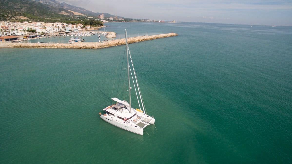 a boat sailing in the sea aboard BIG GANI Yacht for Charter
