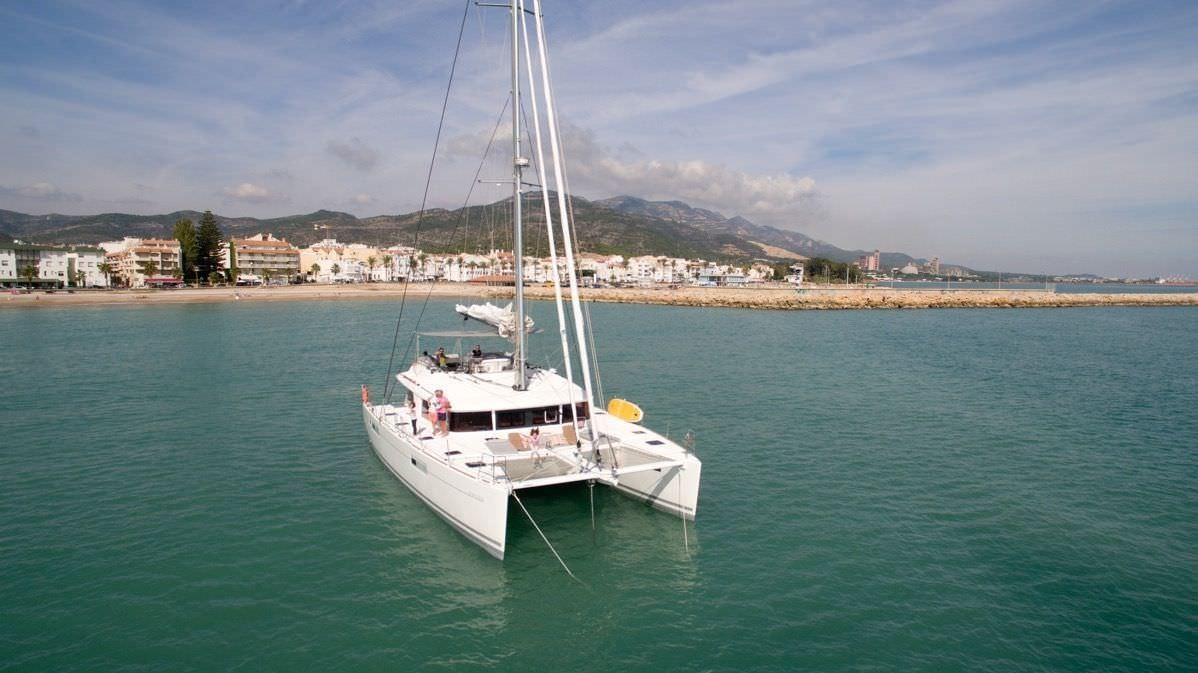 a boat in the water aboard BIG GANI Yacht for Charter