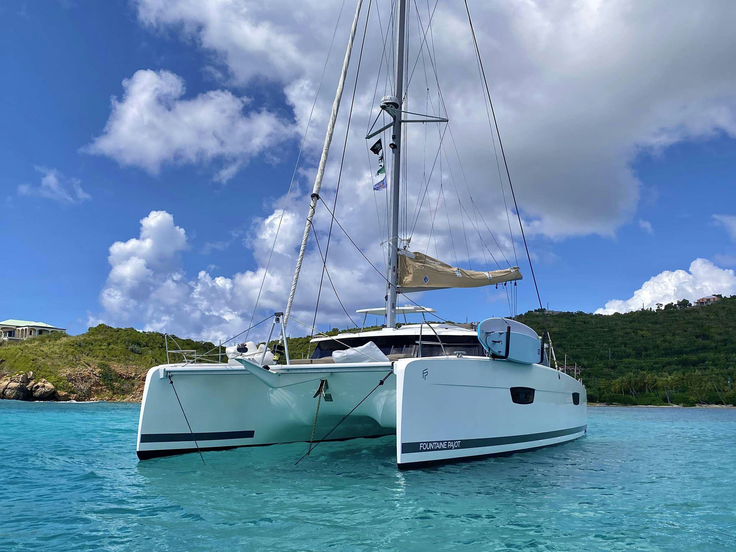 a boat in the water aboard BLACK TORTUGA Yacht for Charter