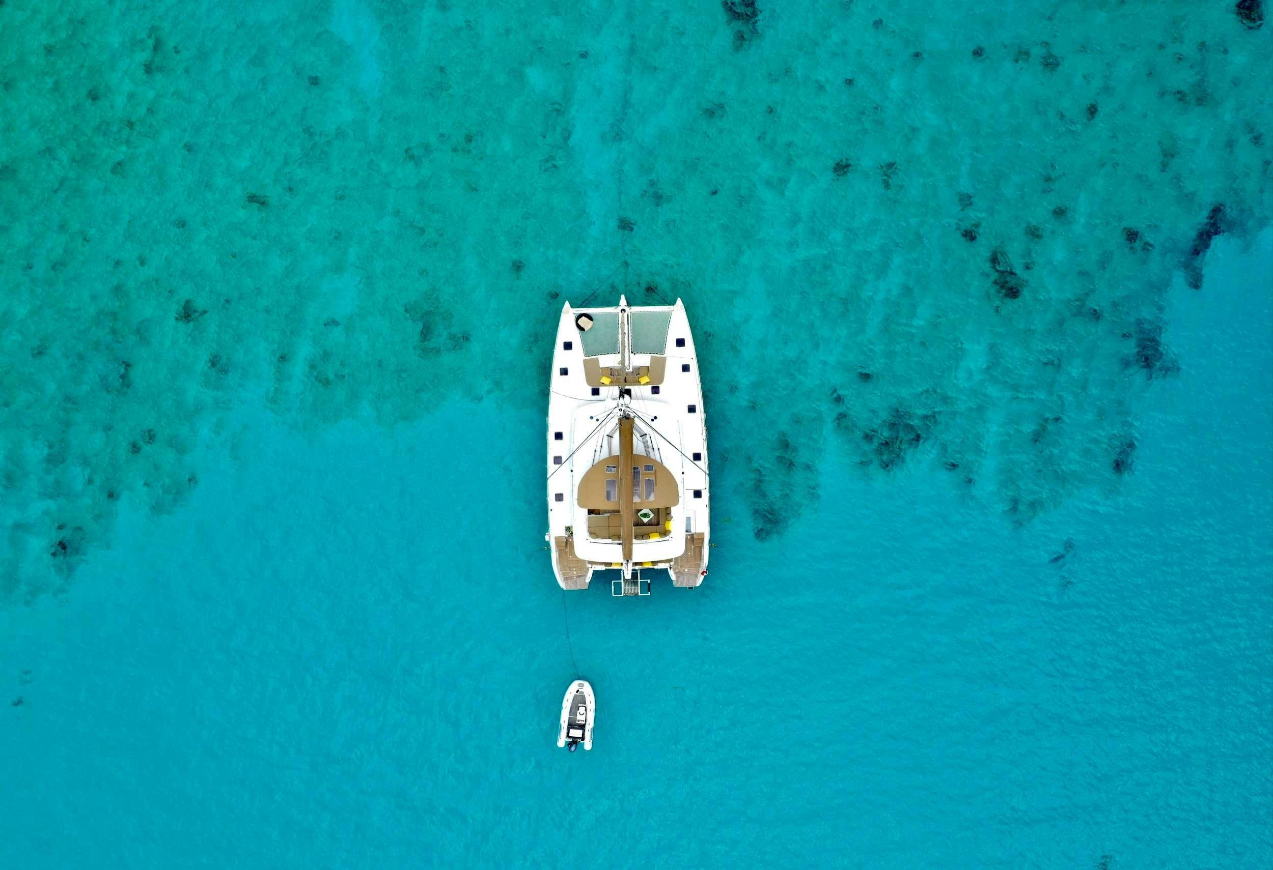 a ship in the water aboard ZYLKENE 1 Yacht for Charter