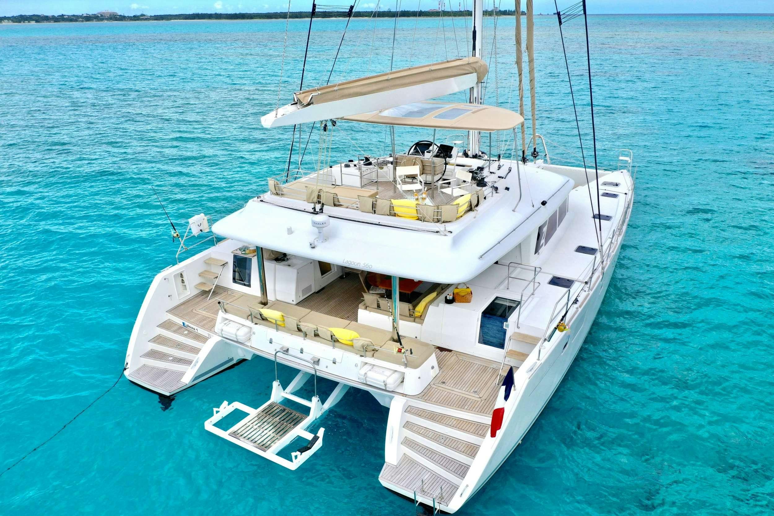 a boat on the water aboard ZYLKENE 1 Yacht for Charter