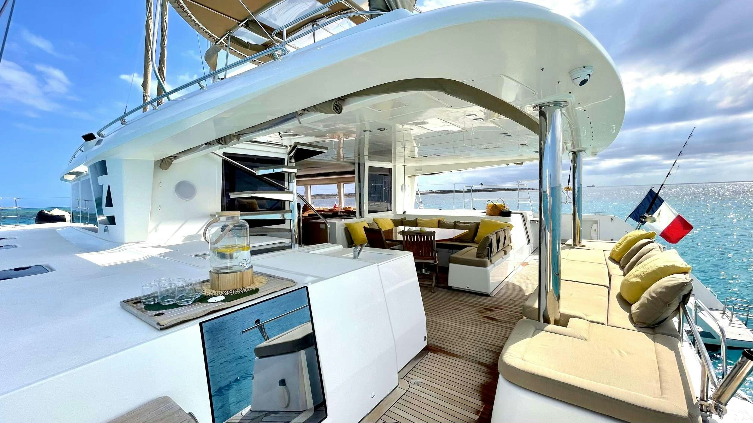 a boat on the water aboard ZYLKENE 1 Yacht for Charter