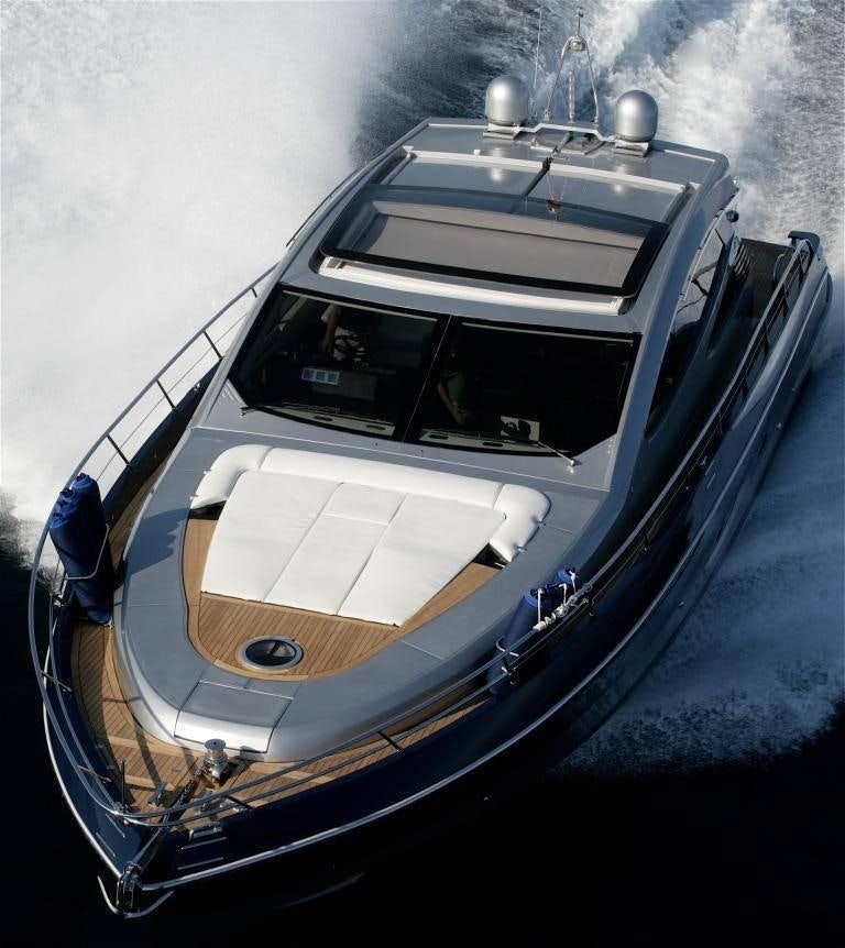 a boat with a cover aboard DADDA Yacht for Charter