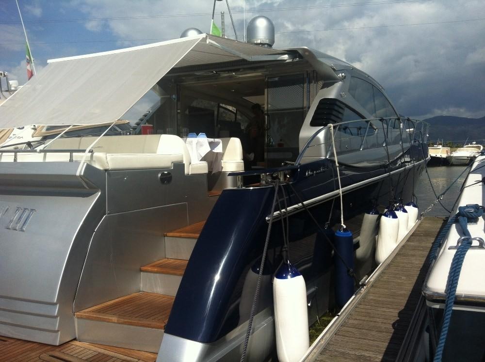 a boat on the water aboard DADDA Yacht for Charter