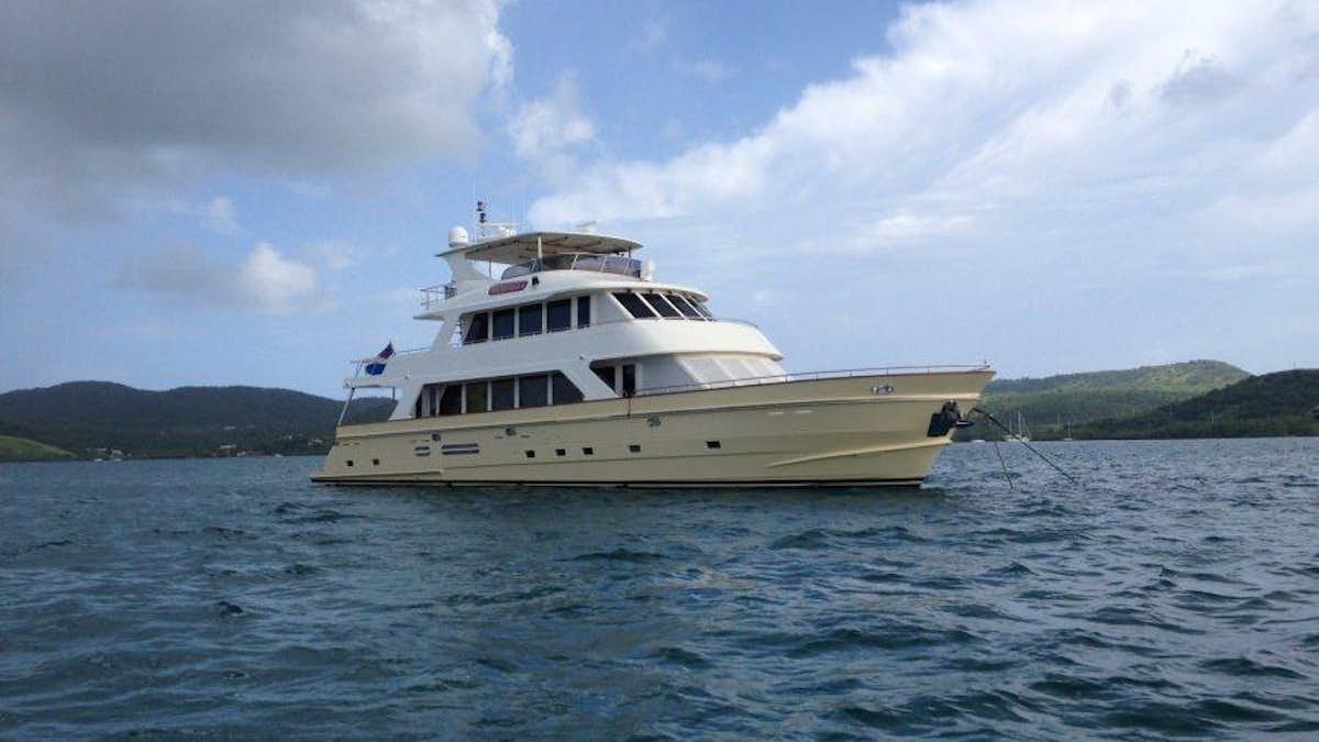 a boat in the water aboard MAGICAL DAYS Yacht for Charter
