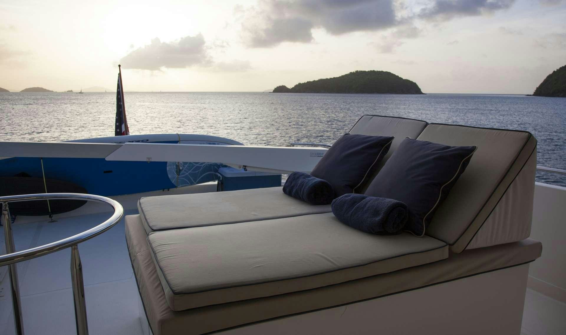 a boat on the water aboard MAGICAL DAYS Yacht for Charter