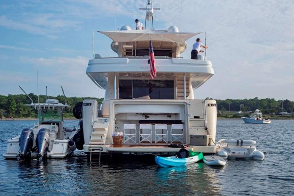 a boat on the water aboard SLAINTE III Yacht for Charter