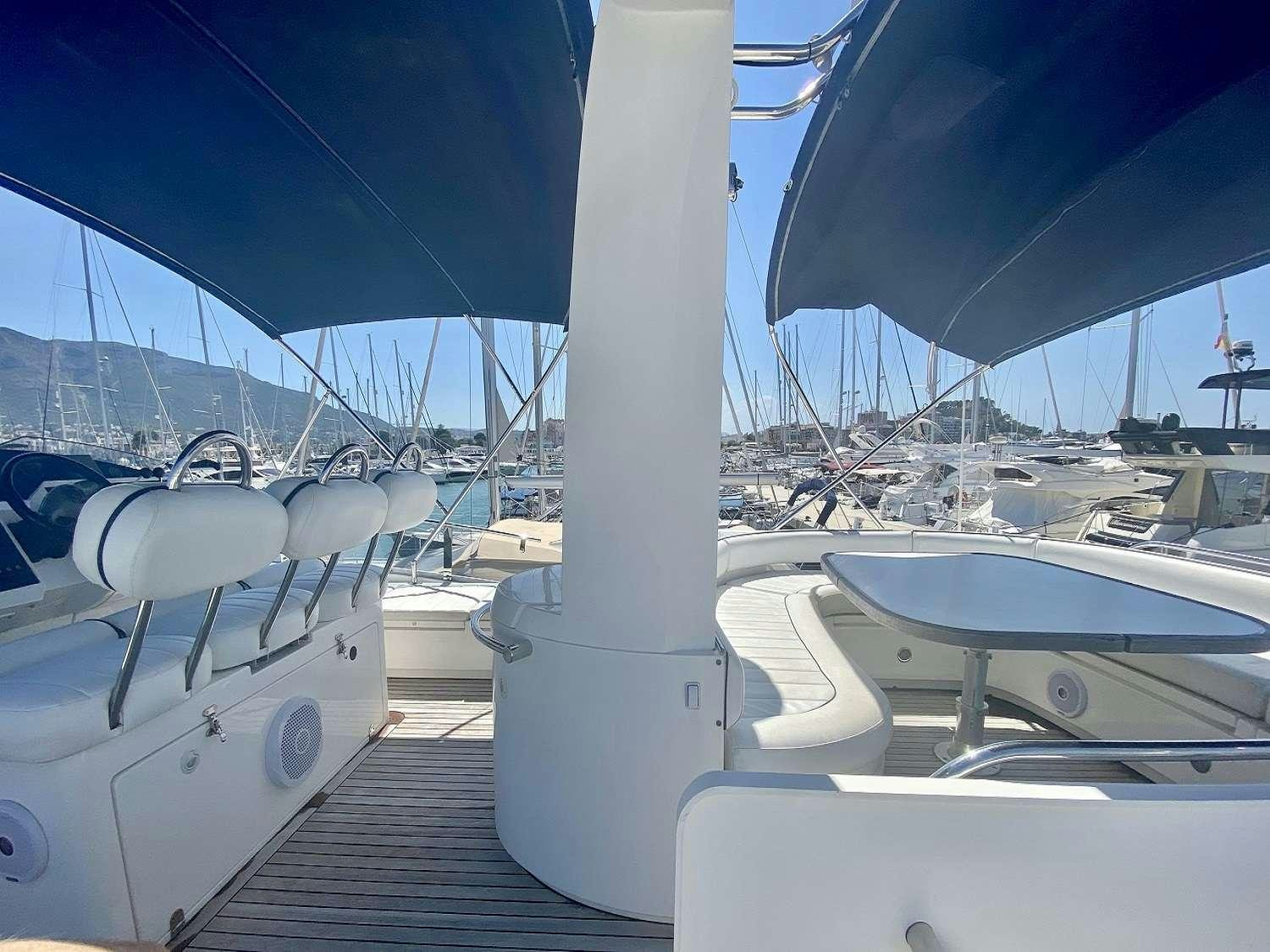 a boat on the water aboard VAGABUNDO Yacht for Charter